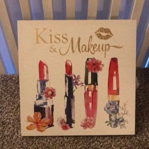 Bebe Kiss and Makeup Wall Decor